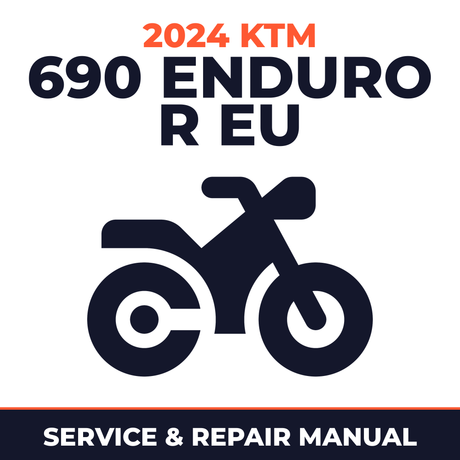 2024 KTM 690 Enduro R EU Service and Repair Manual - motorcycle workshop manual cover