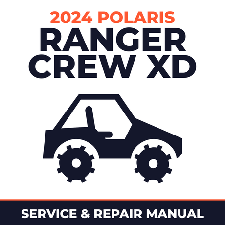 2024 Polaris Ranger Crew XD Service and Repair Manual - side-by-side workshop manual cover