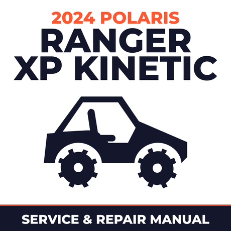 2024 Polaris Ranger XP Kinetic Service and Repair Manual - side-by-side workshop manual cover