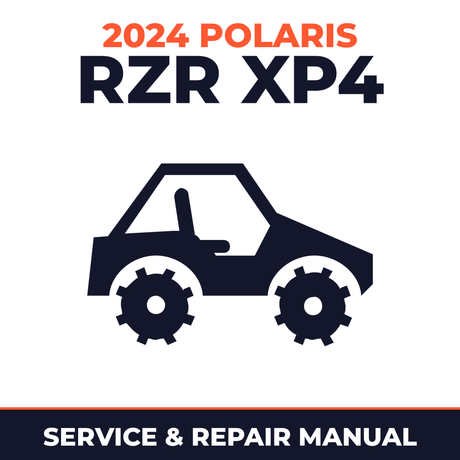 2024 Polaris RZR XP4 Service and Repair Manual - side-by-side workshop manual cover