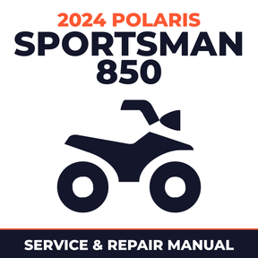 2024 Polaris Sportsman 850 Service and Repair Manual - ATV workshop manual cover