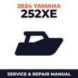 2024 Yamaha 252XE Service and Repair Manual - boat workshop manual cover