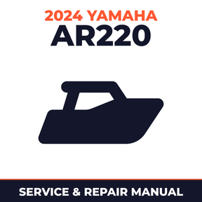2024 Yamaha AR220 Service and Repair Manual - boat workshop manual cover