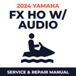 2024 Yamaha FX HO w/ audio Service and Repair Manual - personal watercraft workshop manual cover