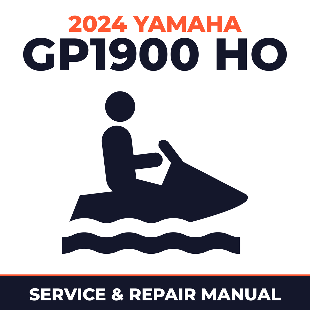 2024 Yamaha GP1900 HO Service and Repair Manual - personal watercraft workshop manual cover