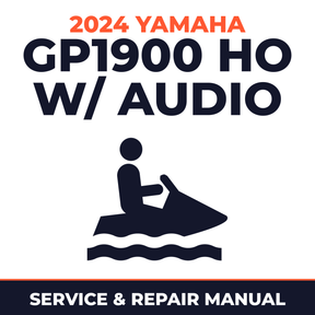 2024 Yamaha GP1900 HO w/ audio Service and Repair Manual - personal watercraft workshop manual cover