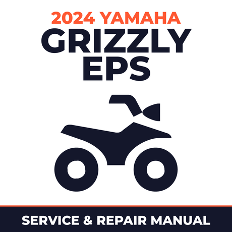 2024 Yamaha GRIZZLY EPS Service and Repair Manual - ATV workshop manual cover