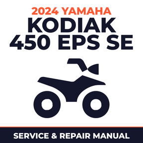 2024 Yamaha KODIAK 450 EPS SE Service and Repair Manual - ATV workshop manual cover
