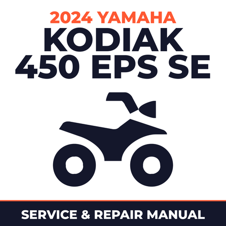 2024 Yamaha KODIAK 450 EPS SE Service and Repair Manual - ATV workshop manual cover