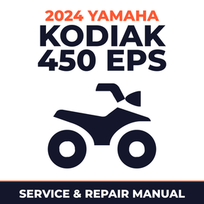 2024 Yamaha KODIAK 450 EPS Service and Repair Manual - ATV workshop manual cover