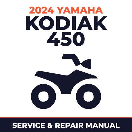 2024 Yamaha KODIAK 450 Service and Repair Manual - ATV workshop manual cover