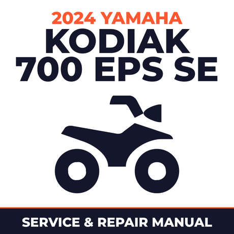 2024 Yamaha KODIAK 700 EPS SE Service and Repair Manual - ATV workshop manual cover