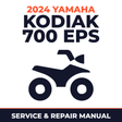 2024 Yamaha KODIAK 700 EPS Service and Repair Manual - ATV workshop manual cover