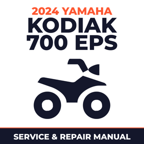 2024 Yamaha KODIAK 700 EPS Service and Repair Manual - ATV workshop manual cover