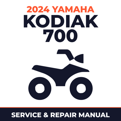 2024 Yamaha KODIAK 700 Service and Repair Manual - ATV workshop manual cover