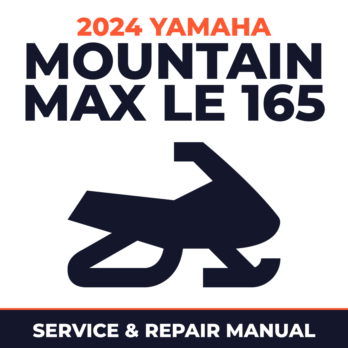 2024 Yamaha MOUNTAIN MAX LE 165 Service and Repair Manual - snowmobile workshop manual cover