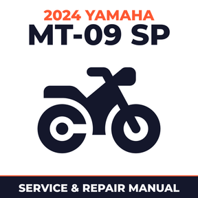 2024 Yamaha MT-09 SP Service and Repair Manual - motorcycle workshop manual cover