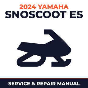 2024 Yamaha SNOSCOOT ES Service and Repair Manual - snowmobile workshop manual cover