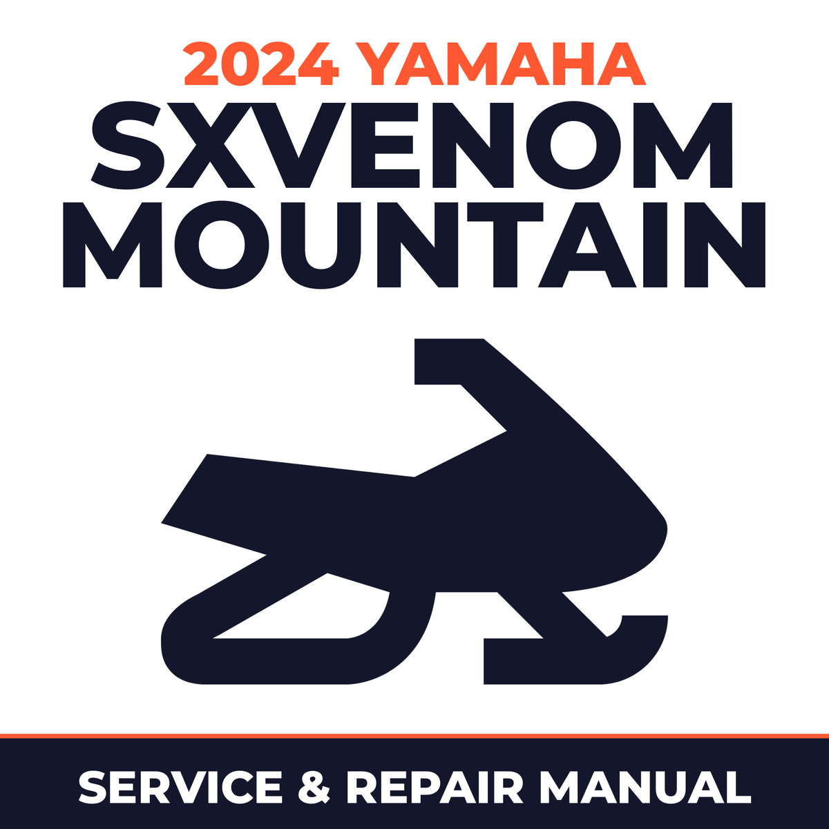 2024 Yamaha SXVENOM MOUNTAIN Service and Repair Manual - snowmobile workshop manual cover