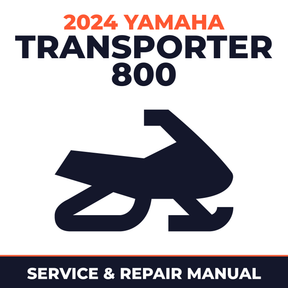 2024 Yamaha TRANSPORTER 800 Service and Repair Manual - snowmobile workshop manual cover