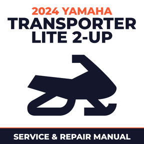 2024 Yamaha TRANSPORTER LITE 2-UP Service and Repair Manual - snowmobile workshop manual cover