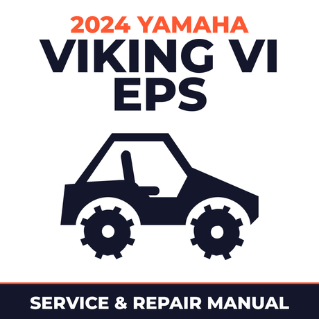 2024 Yamaha VIKING VI EPS Service and Repair Manual - side-by-side workshop manual cover