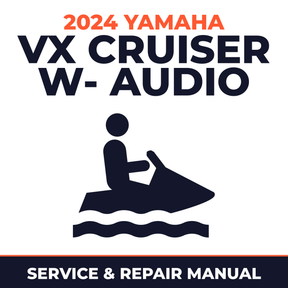 2024 Yamaha VX Cruiser w- audio Service and Repair Manual - personal watercraft workshop manual cover