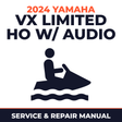 2024 Yamaha VX Limited HO w/ audio Service and Repair Manual - personal watercraft workshop manual cover