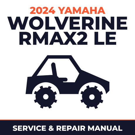 2024 Yamaha WOLVERINE RMAX2 LE Service and Repair Manual - side-by-side workshop manual cover
