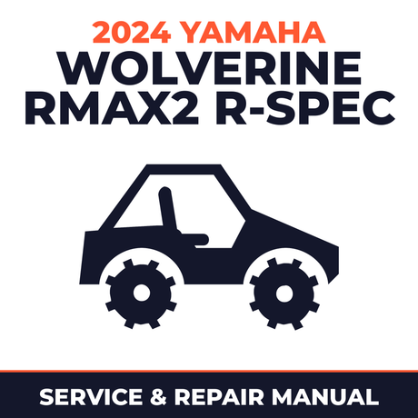 2024 Yamaha WOLVERINE RMAX2 R-SPEC Service and Repair Manual - side-by-side workshop manual cover