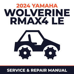 2024 Yamaha WOLVERINE RMAX4 LE Service and Repair Manual - side-by-side workshop manual cover