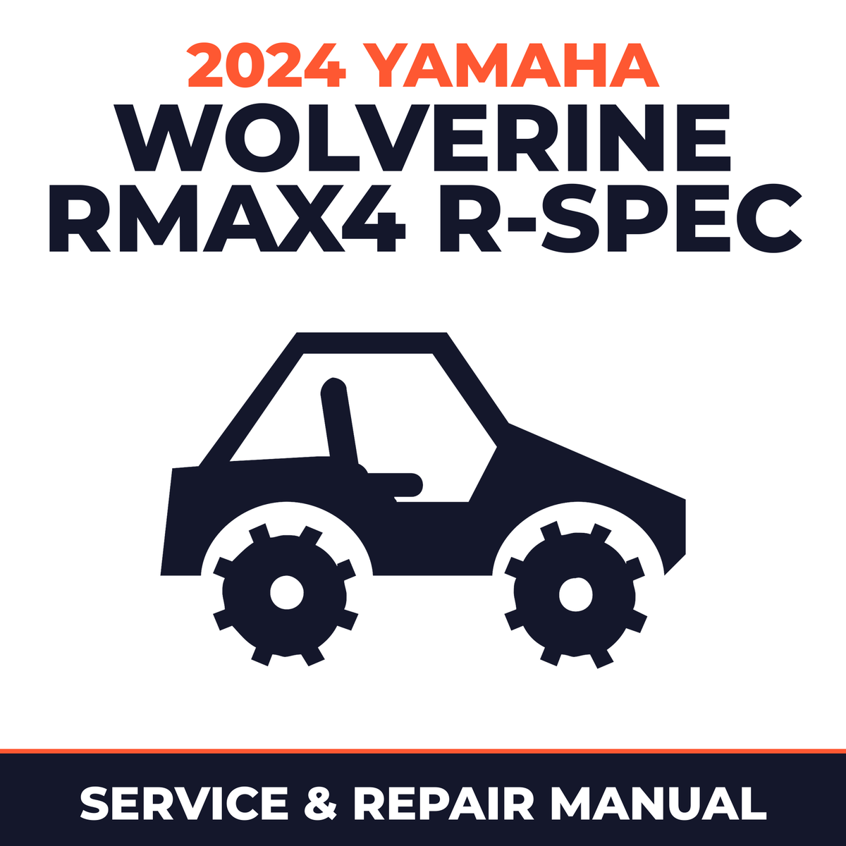 2024 Yamaha WOLVERINE RMAX4 R-SPEC Service and Repair Manual - side-by-side workshop manual cover