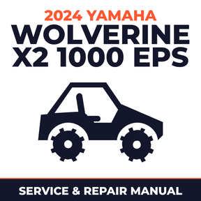 2024 Yamaha WOLVERINE X2 1000 EPS Service and Repair Manual - side-by-side workshop manual cover