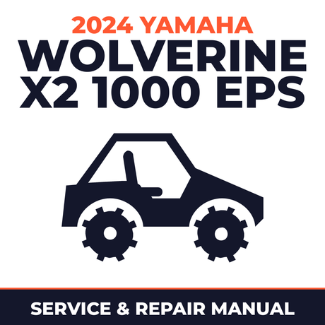 2024 Yamaha WOLVERINE X2 1000 EPS Service and Repair Manual - side-by-side workshop manual cover