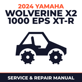 2024 Yamaha WOLVERINE X2 1000 EPS XT-R Service and Repair Manual - side-by-side workshop manual cover