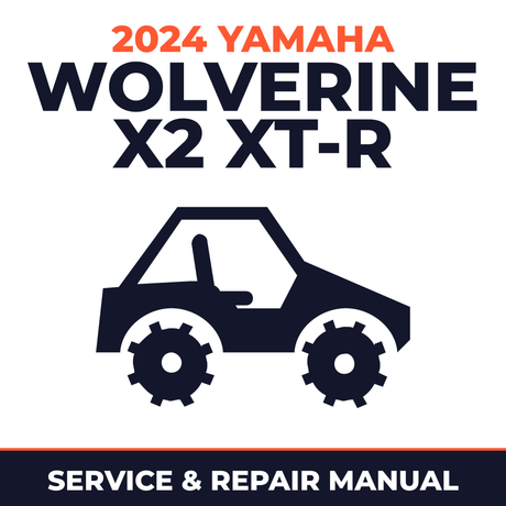 2024 Yamaha WOLVERINE X2 XT-R Service and Repair Manual - side-by-side workshop manual cover