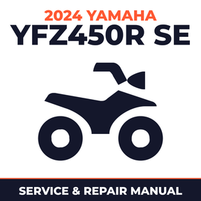 2024 Yamaha YFZ450R SE Service and Repair Manual - ATV workshop manual cover