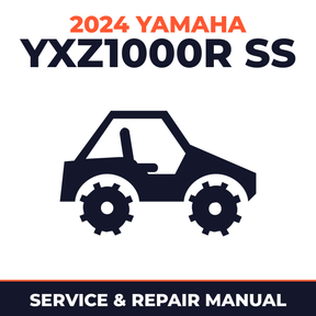 2024 Yamaha YXZ1000R SS Service and Repair Manual - side-by-side workshop manual cover