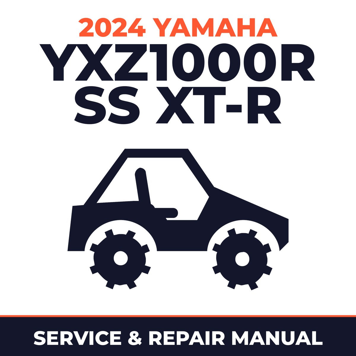 2024 Yamaha YXZ1000R SS XT-R Service and Repair Manual - side-by-side workshop manual cover
