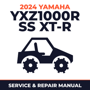 2024 Yamaha YXZ1000R SS XT-R Service and Repair Manual - side-by-side workshop manual cover