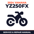 2024 Yamaha YZ250FX Service and Repair Manual - motorcycle workshop manual cover