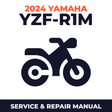 2024 Yamaha YZF-R1M Service and Repair Manual - motorcycle workshop manual cover