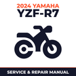 2024 Yamaha YZF-R7 Service and Repair Manual - motorcycle workshop manual cover