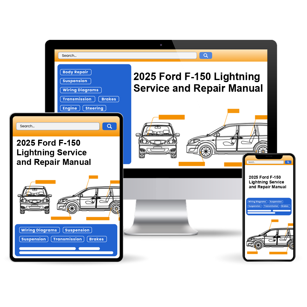 2025 Ford F-150 Lightning service and repair manual