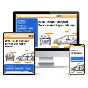 2025 Honda Passport service and repair manual