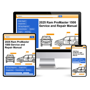 2025 Ram ProMaster 1500 service and repair manual