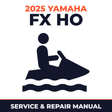 2025 Yamaha FX HO Service and Repair Manual - personal watercraft workshop manual cover