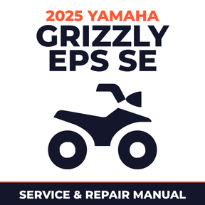 2025 Yamaha GRIZZLY EPS SE Service and Repair Manual - ATV workshop manual cover