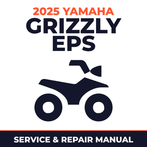 2025 Yamaha GRIZZLY EPS Service and Repair Manual - ATV workshop manual cover