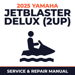 2025 Yamaha JetBlaster Delux (2UP) Service and Repair Manual - personal watercraft workshop manual cover
